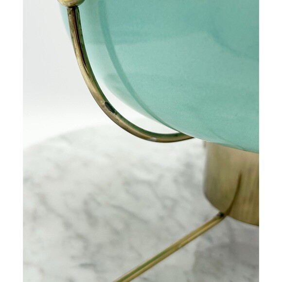 Pyrex UFO Atomic Casserole & Warmer Original Box #924CM 2 Quart RARE 1950s - Picture 8 of 16